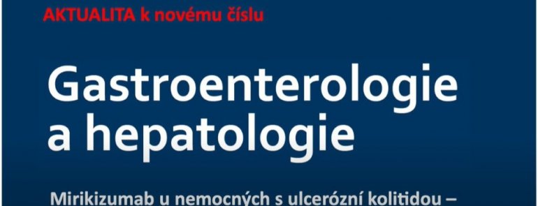 Hlavní obrázek - Aktualita k 1. číslu časopisu Gastroenterologie a hepatologie