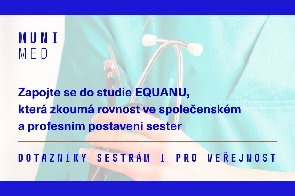 Hlavní obrázek - EQUANU - Equality in societal and professional recognition of nurses  (Rovnost ve společenském a profesním postavení sester)
