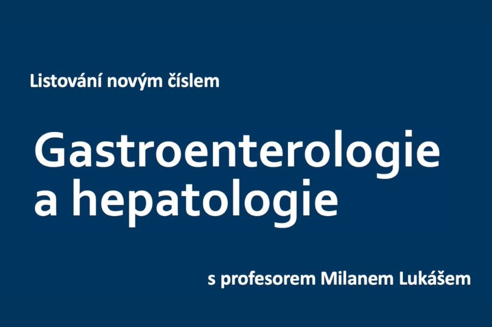 Hlavní obrázek - Časopis Gastroenterologie a hepatologie –                      2. díl podcastu