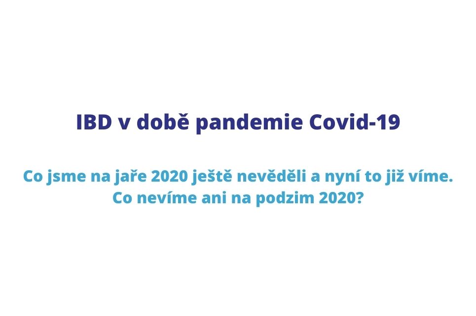 Hlavní obrázek - IBD v době pandemie Covid-19
